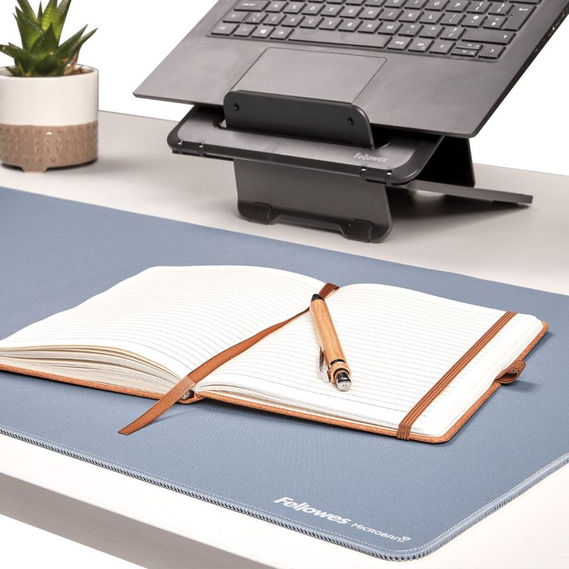 0043859808823-Fellowes Breyta - Tapis de bureau -Sous-main - 80 x 40 cm - bleu ciel--5