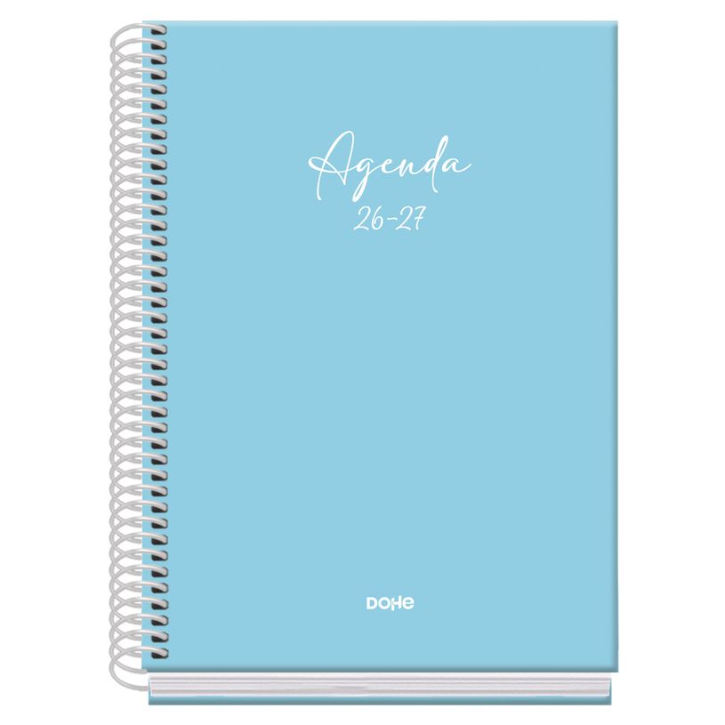8421938522211-Agenda escolar espiral semana vista azul Serenity 150 x 210 mm--0