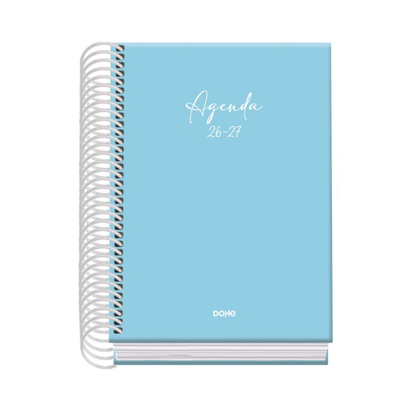 8421938522297-Agenda escolar espiral día página azul Serenity 120 x 170 mm--0