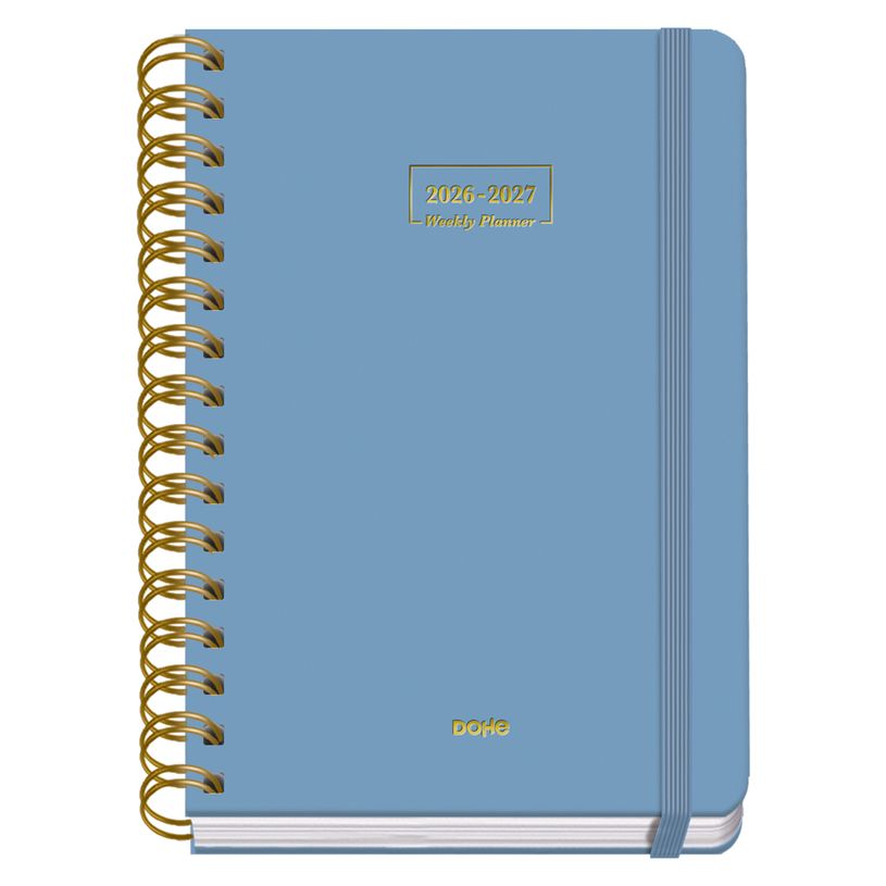 8421938521603-Agenda escolar Wire-O semana vista azul 150 x 210 mm--0