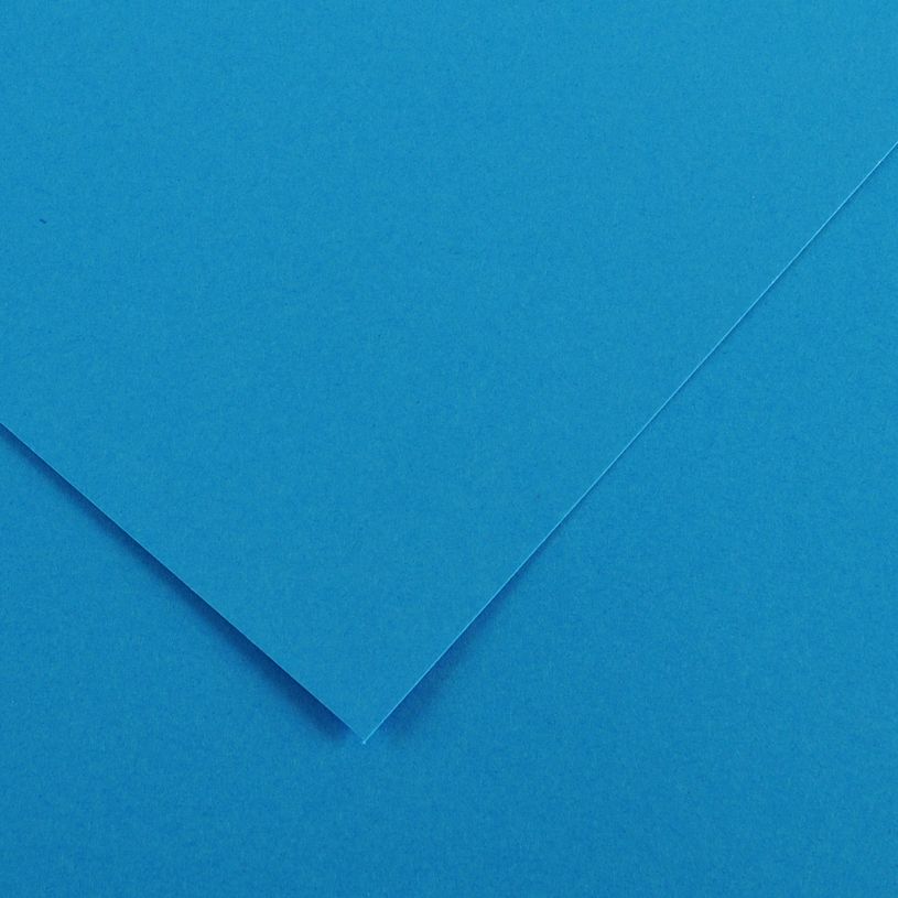 3148954221939-CANSON - 25 Feuilles Iris Vivaldi 50 x 65 cm - 120 g - Bleu Azur--0