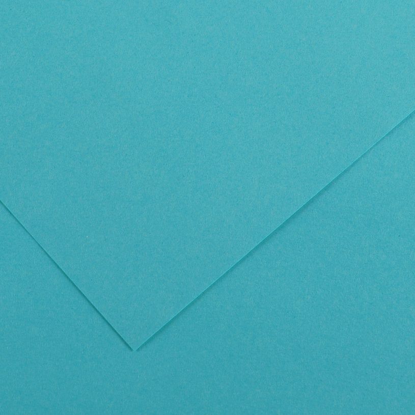 3148954221960-CANSON - 25 Feuilles Iris Vivaldi 50 x 65 cm - 120 g - Bleu Turquoise--0