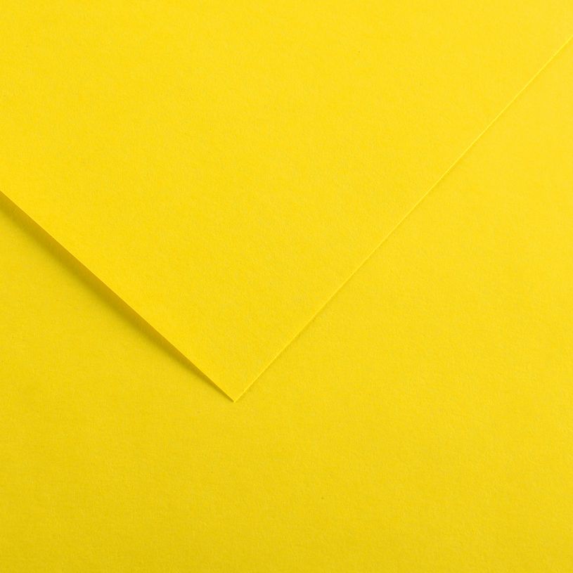 3148954221755-CANSON - 25 Feuilles Iris Vivaldi 50 x 65 cm - 120 g - Jaune Canari--0
