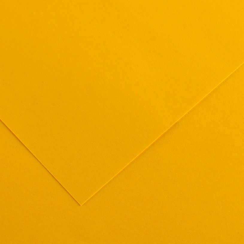 3148954221762-CANSON - 25 Feuilles Iris Vivaldi 50 x 65 cm - 120 g - Jaune d'Or--0