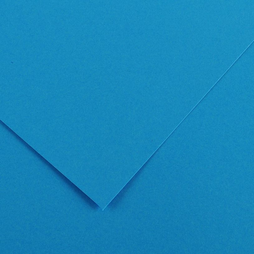 3148954224695-CANSON - 25 Feuilles Iris Vivaldi 50 x 65 cm - 240 g - Bleu Azur--0
