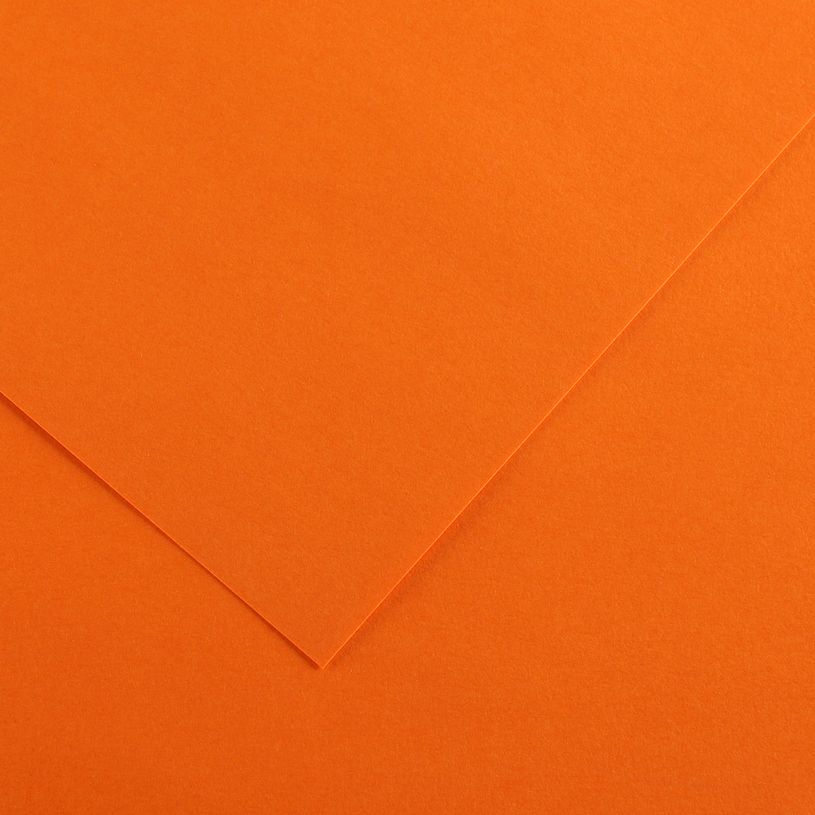 3148954224565-CANSON - 25 Feuilles Iris Vivaldi 50 x 65 cm - 240 g - Orange--0