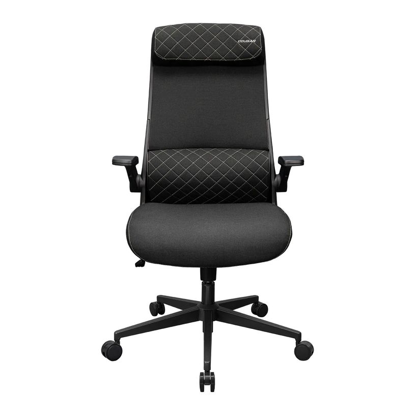 4710483777707-Fauteuil de bureau Cougar Stryder - Accoudoirs rabattables - Appuie-tête réglable - noir--1