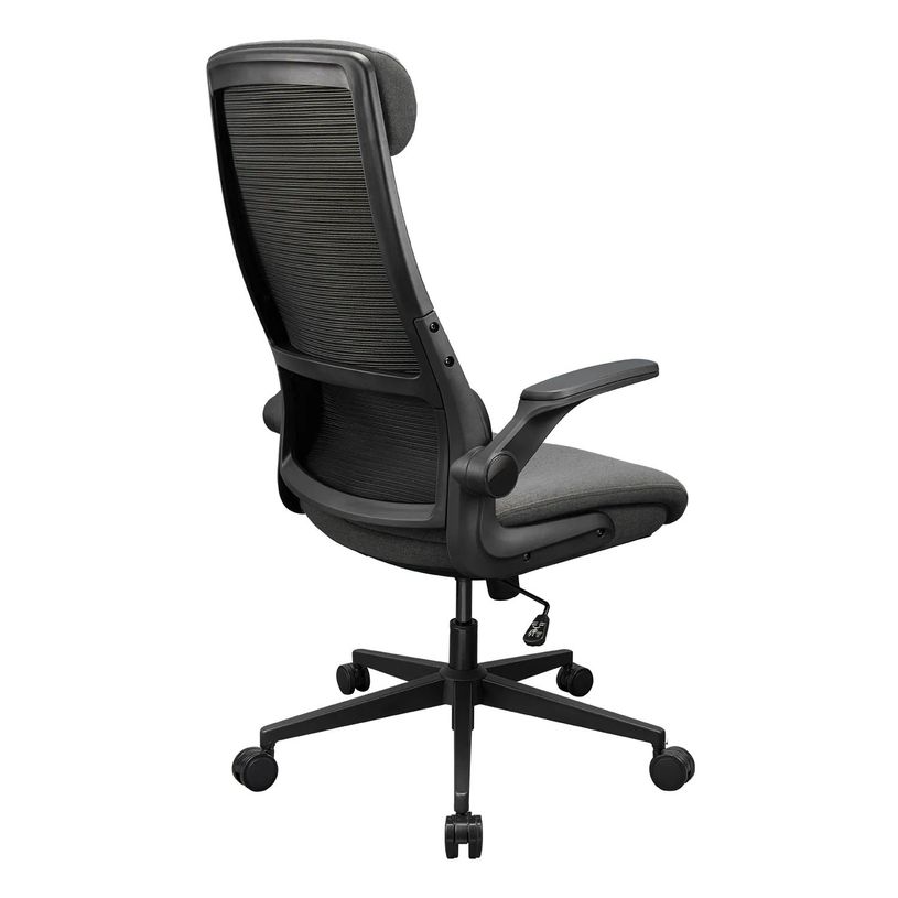 4710483777714-Fauteuil de bureau Cougar Stryder - Accoudoirs rabattables - Appuie-tête réglable - gris--4