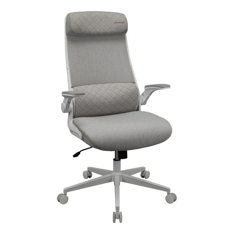 4710483777721-Fauteuil de bureau Cougar Stryder - Accoudoirs rabattables - Appuie-tête réglable - blanc--0