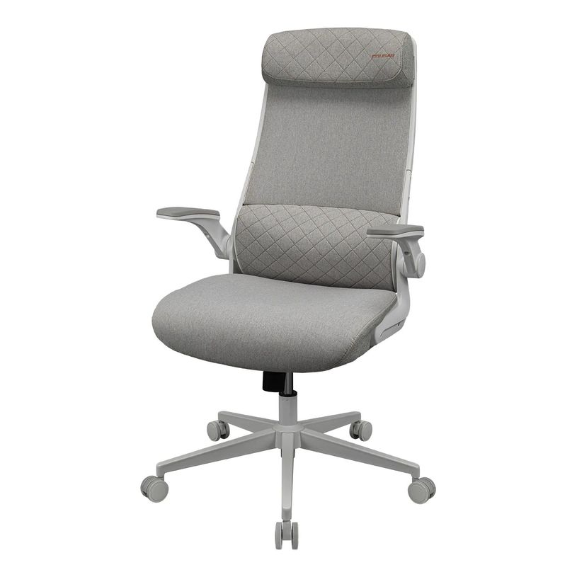 4710483777721-Fauteuil de bureau Cougar Stryder - Accoudoirs rabattables - Appuie-tête réglable - blanc--2