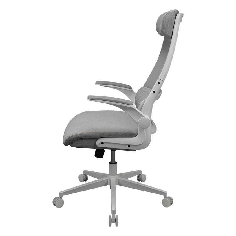4710483777721-Fauteuil de bureau Cougar Stryder - Accoudoirs rabattables - Appuie-tête réglable - blanc--3