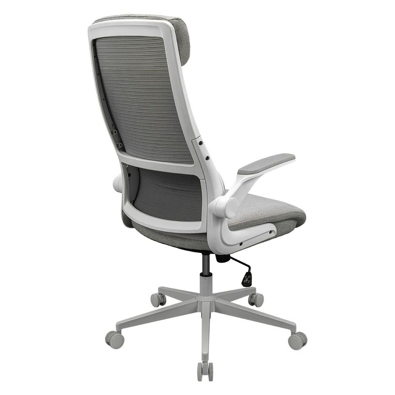 4710483777721-Fauteuil de bureau Cougar Stryder - Accoudoirs rabattables - Appuie-tête réglable - blanc--5