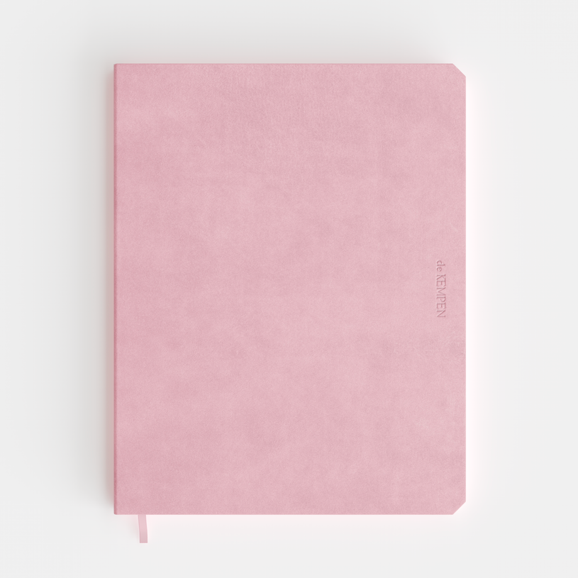 5412303355858-Agenda semainier vertical de KEMPEN Brut – format L – rose – Brepols--0