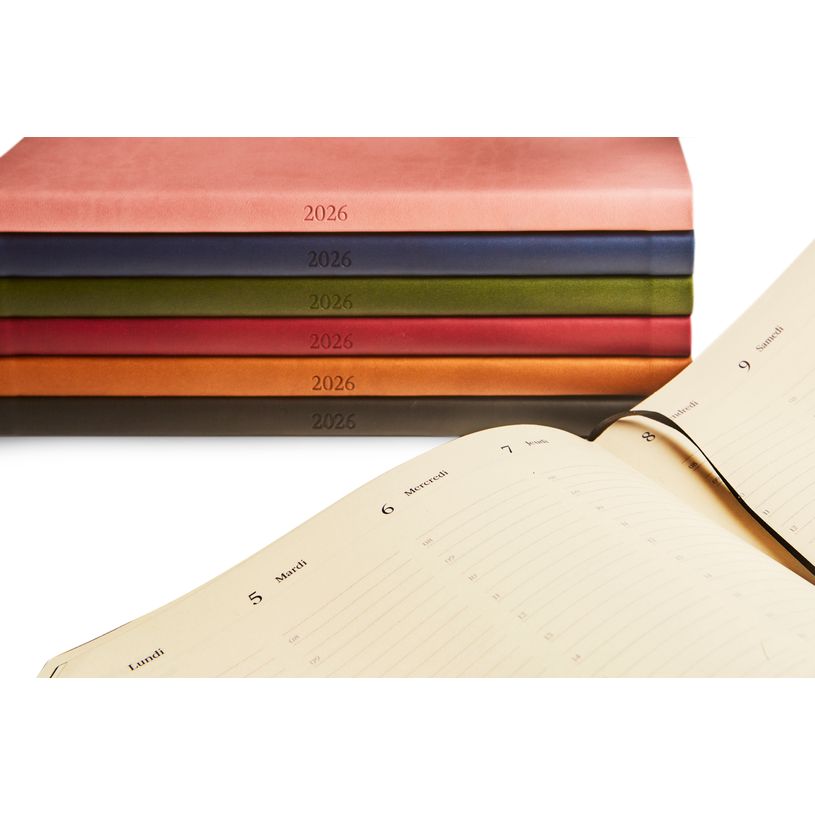 15412303355534-Agenda semainier vertical de KEMPEN – format L – disponible dans différentes couleurs – Brepols--2