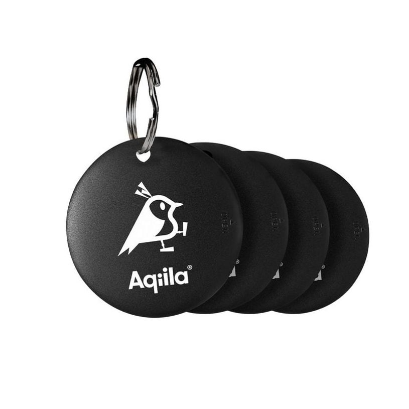 7320894060748-Aqiila Tagbird - 4 Trackers étanches IP67 - noir--0