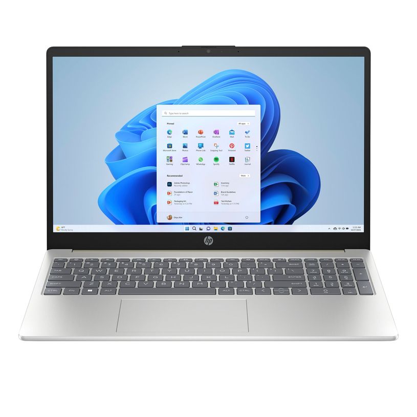 199764422101-HP 15-fc0136nk - PC portable 15,6" FHD - AMD Ryzen 3 7320U - 8/256 Go - Or/Argent--0