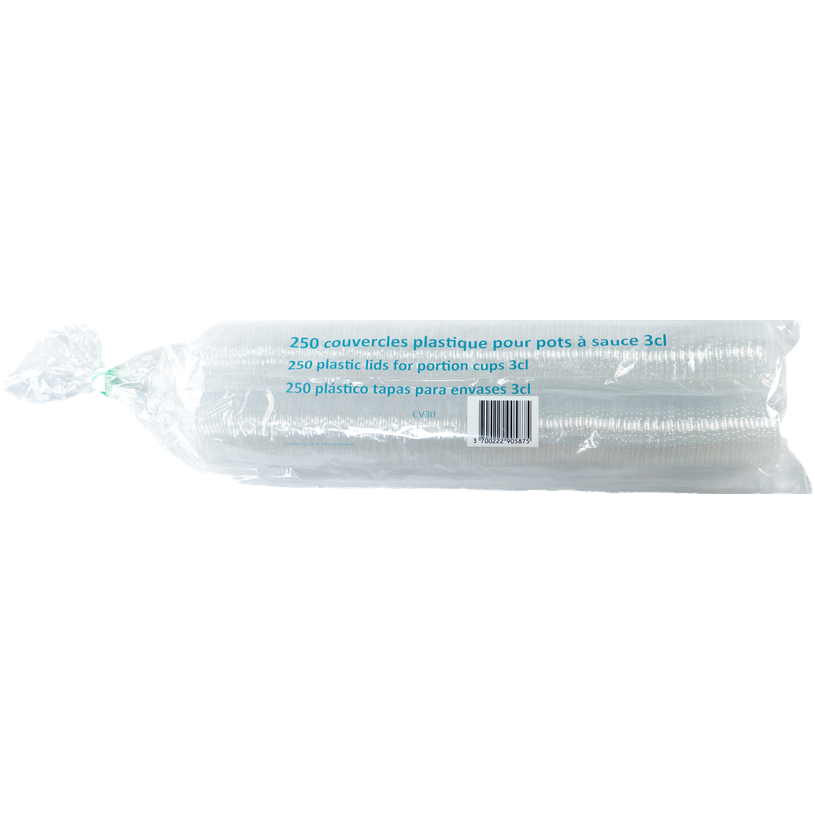3700222905875-Lot de 250 Couvercles pour Pots à Sauce - 30 ml--0