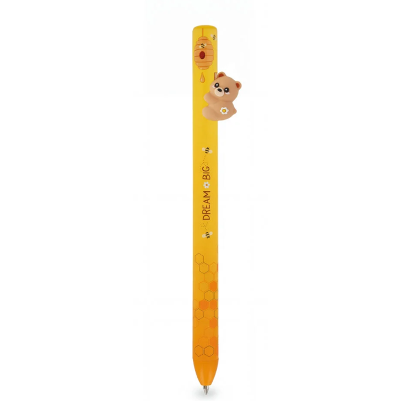 8052694122010-Legami Free Hugs - Stylo à bille rétractable - Encre rouge - Teddy Bear--0