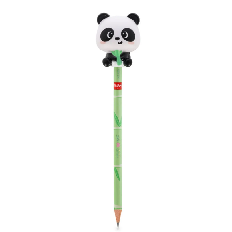 8052694121525-Legami Squeezies - Crayon à papier - HB - avec jouet anti-stress Panda--0