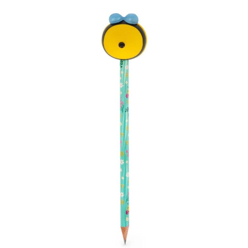 8052694121570-Legami Squeezies - Crayon à papier - HB - avec anti-stress Abeille--2