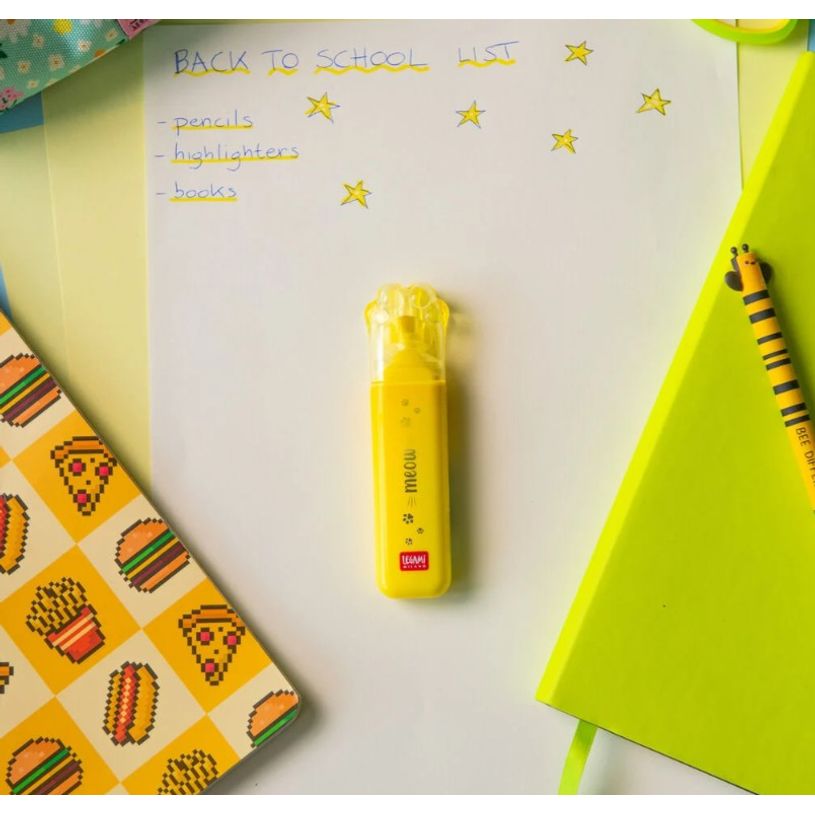 8052694128777-Legami Meow - Surligneur - Jaune--2