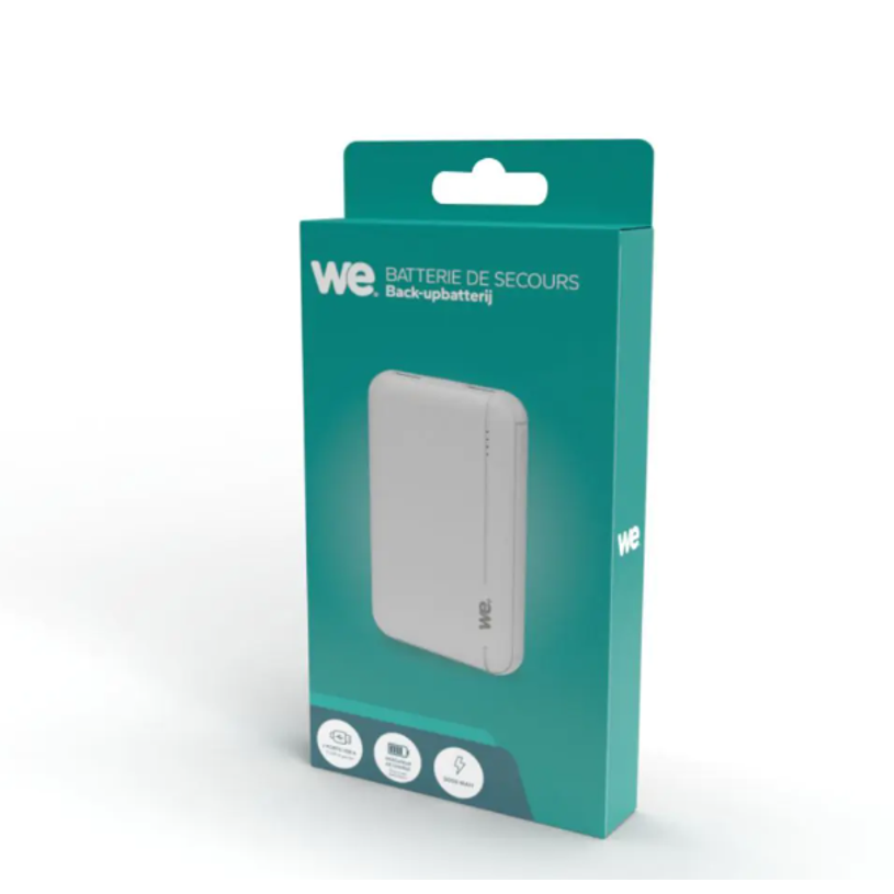3304490431953-WE - Batterie externe - 5000 mAh - blanc--2