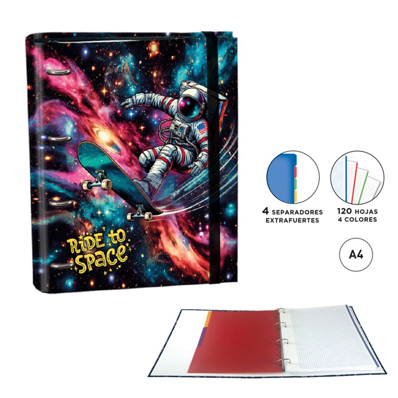 8412885256762-Carpeta Ringbook A4 - Space--0
