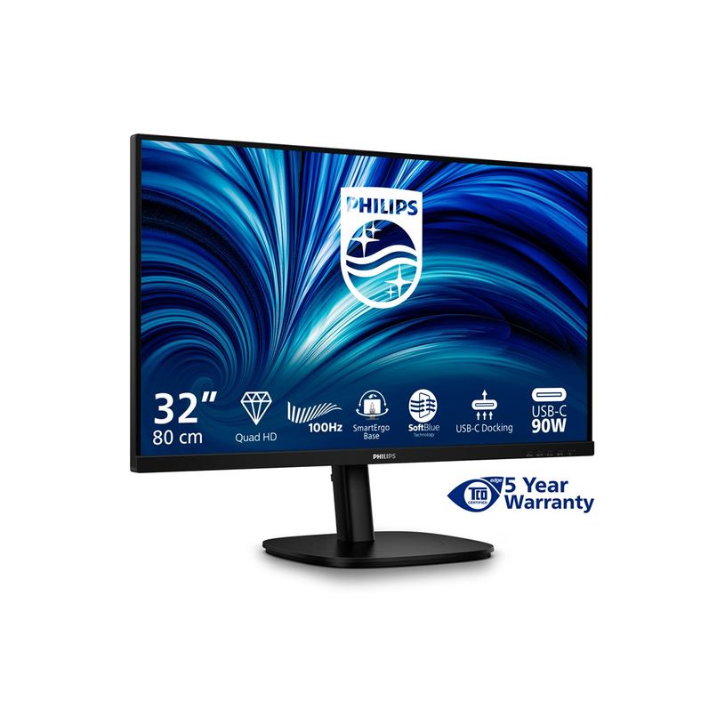 8721038004403-Philips 32B2U3601 - Écran LED 32" - 2560 x 1440 QHD - HDMI, DisplayPort, USB-C - haut-par-P_405270007_6-2