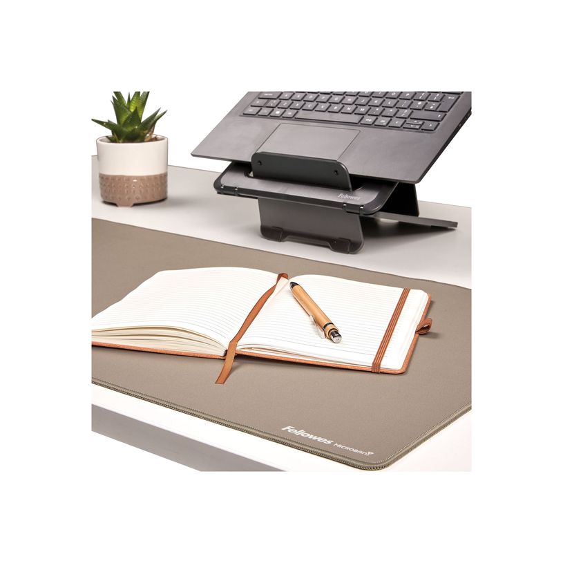 0043859808847-Fellowes Breyta - Tapis de bureau -Sous-main - 80 x 40 cm - sable-P_405270015_3-10
