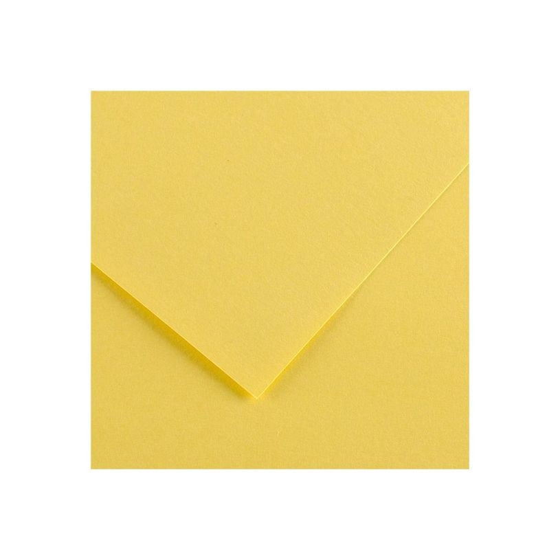 3148954223162-Canson Iris Vivaldi - Papier - 500 x 650 mm - 25 feuilles - jaune paille - 185 g/m²-P_405270246_1-0