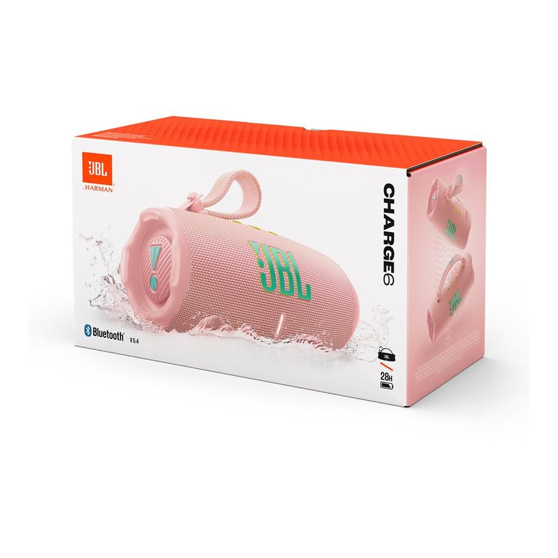 1200130019623-JBL Charge 6 - Enceinte portable sans fil - Bluetooth - 40 W - rose-P_405270301_1-10