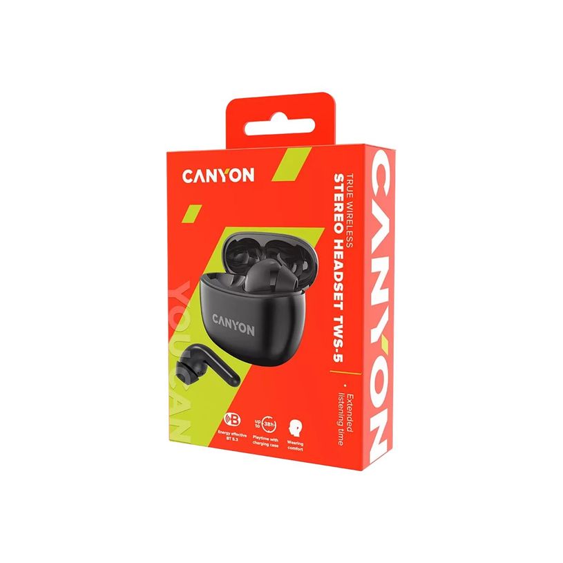 5291485009113-Canyon TWS-5 - Écouteurs sans fil avec micro - noir-P_405270350_1-1