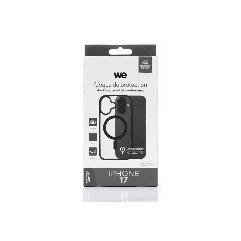 3304490446339-WE - Coque de protection pour Apple iPhone 17 - compatibilité avec MagSafe - transparent -P_405270829_2-0