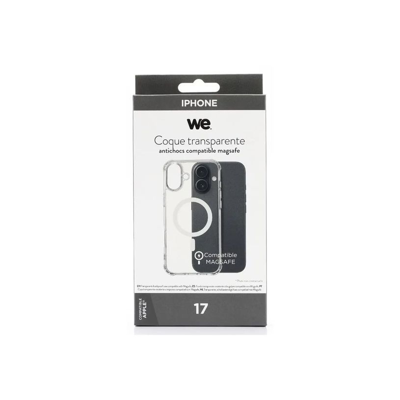 3304490446322-WE - Coque de protection pour Apple iPhone 17 - compatibilité avec MagSafe - transparent-P_405270831_2-2