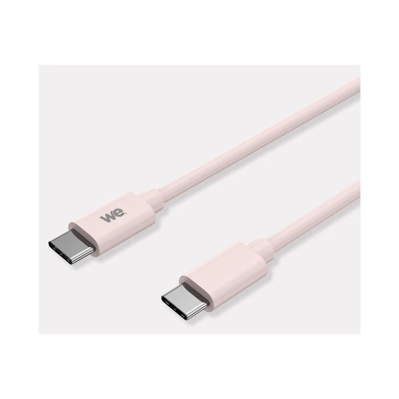 3304490438495-WE POP - Chargeur secteur + câble USB-C - 60W - rose-P_405270838_5-2