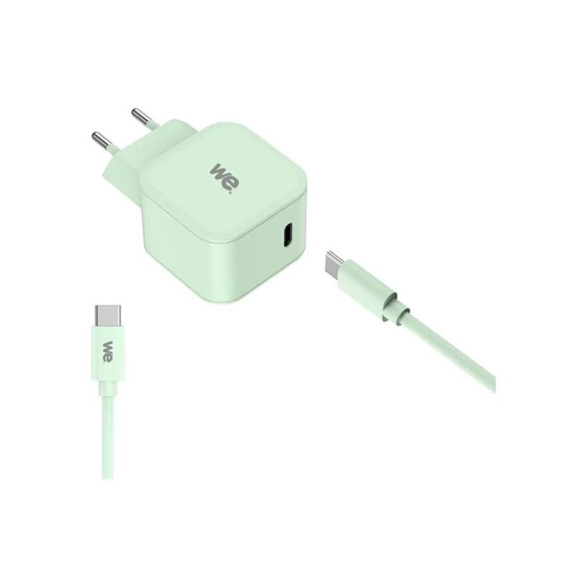 3304490438488-WE POP - Chargeur secteur + câble USB-C - 60W - vert-P_405270839_1-2