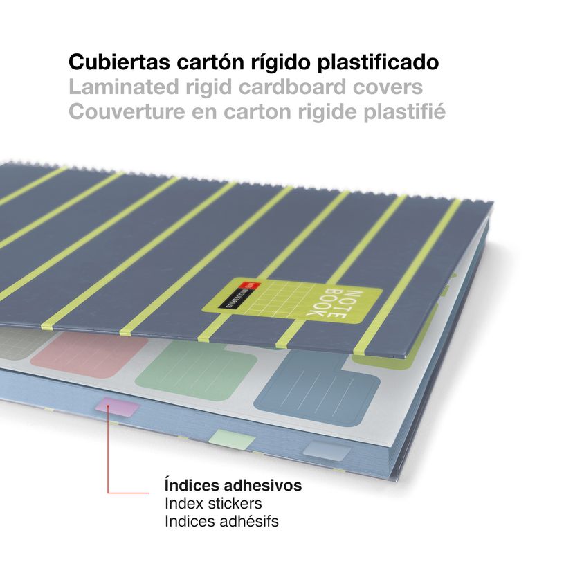 8422593045312-Miquelrius Notebook Between the lines - Cahier à spirale - A5 - 80 feuilles - petits carreaux (5x5 mm)--4