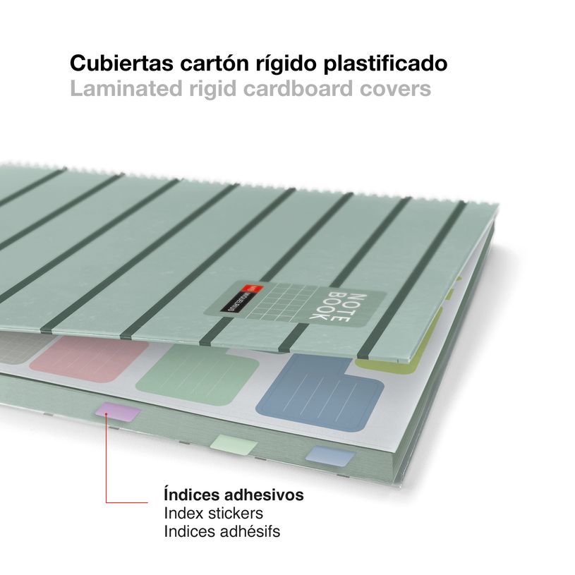 8422593045336-Miquelrius Notebook Between the lines - Cahier à spirale - A5 - 80 feuilles - petits carreaux (5x5 mm)--4