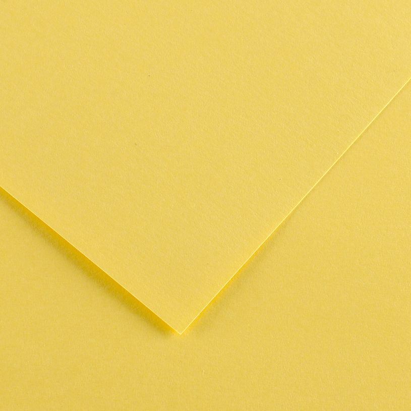 3148954221748-CANSON - 25 Feuilles Iris Vivaldi 50 x 65 cm - 120 g - Straw Yellow--0