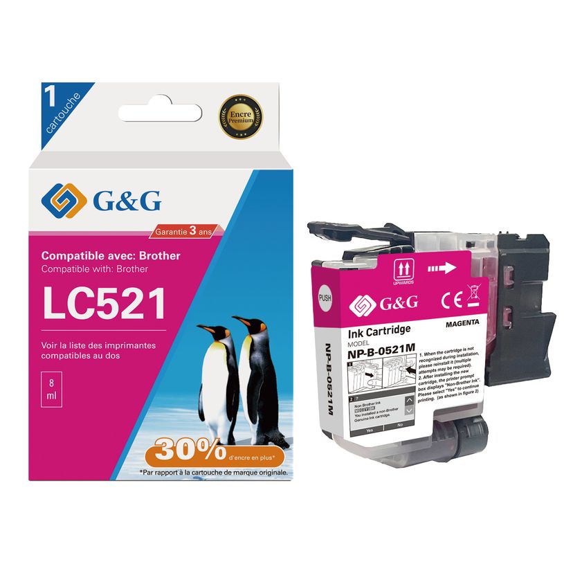 6937173489544-Cartouche compatible Brother LC521 - magenta - G&G--2