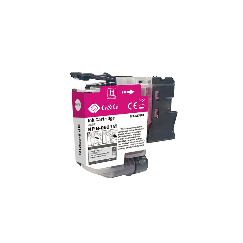 6937173489544-Cartouche compatible Brother LC521 - magenta - G&G--1