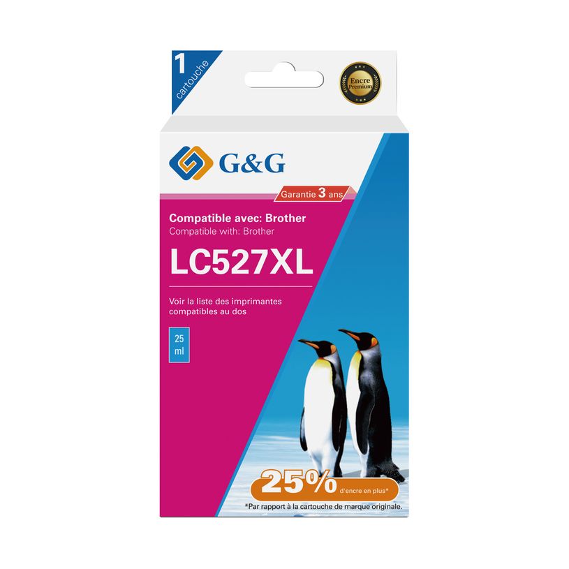 6937173489575-Cartouche compatible Brother LC527XL - cyan - G&G--0