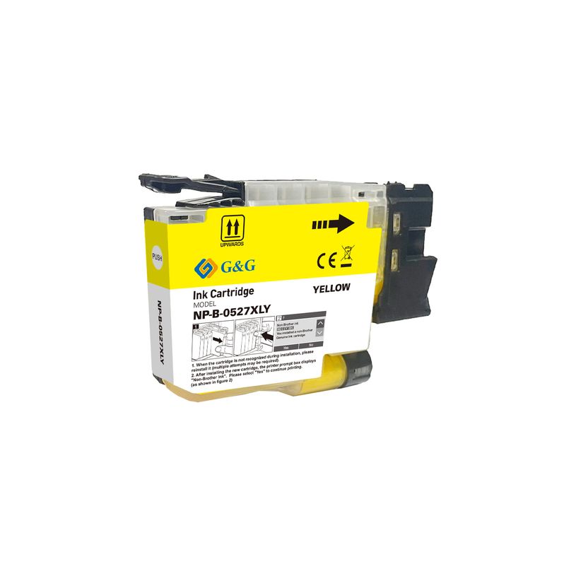 6937173489599-Cartouche compatible Brother LC527XL - Jaune - G&G--2