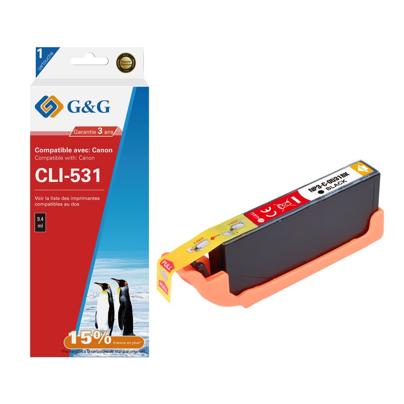 6937173489476-Cartouche compatible Canon CLI-531 - noir - G&G--1