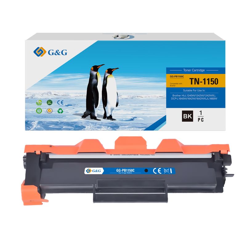 6937173431727-Cartouche laser compatible Brother TN1150 - noir - G&G--1
