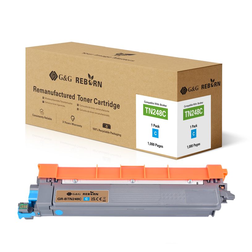 6937173439839-Cartouche laser remanufacturée Brother TN248XL - cyan - G&G--1