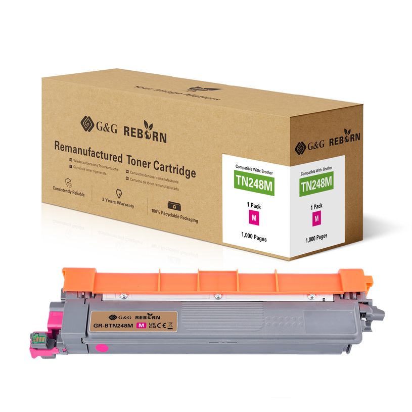 6937173439846-Cartouche laser remanufacturée Brother TN248XL - magenta - G&G--2