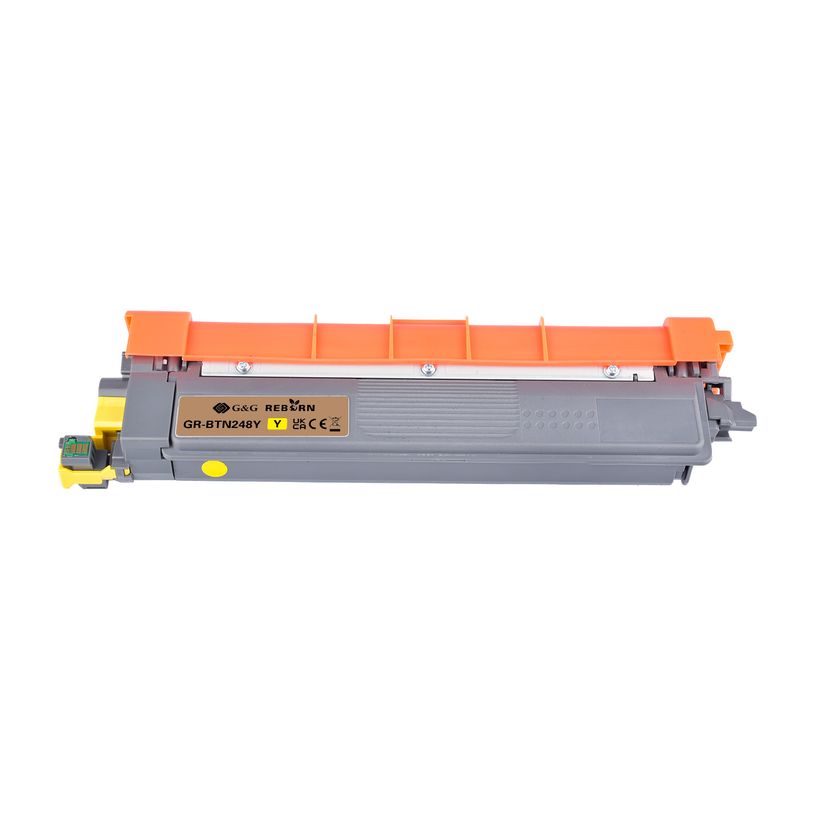 6937173439853-Cartouche laser remanufacturée Brother TN248XL - Jaune - G&G--1