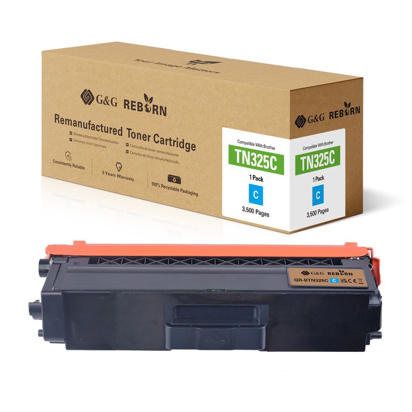 6942383120712-Cartouche laser remanufacturée Brother TN325 - cyan - G&G--1