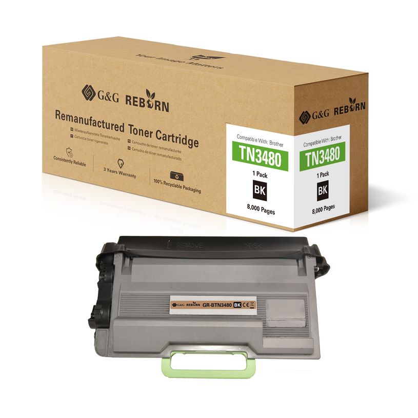 6942383120781-Cartouche laser remanufacturée Brother TN3480 - noir - G&G--0